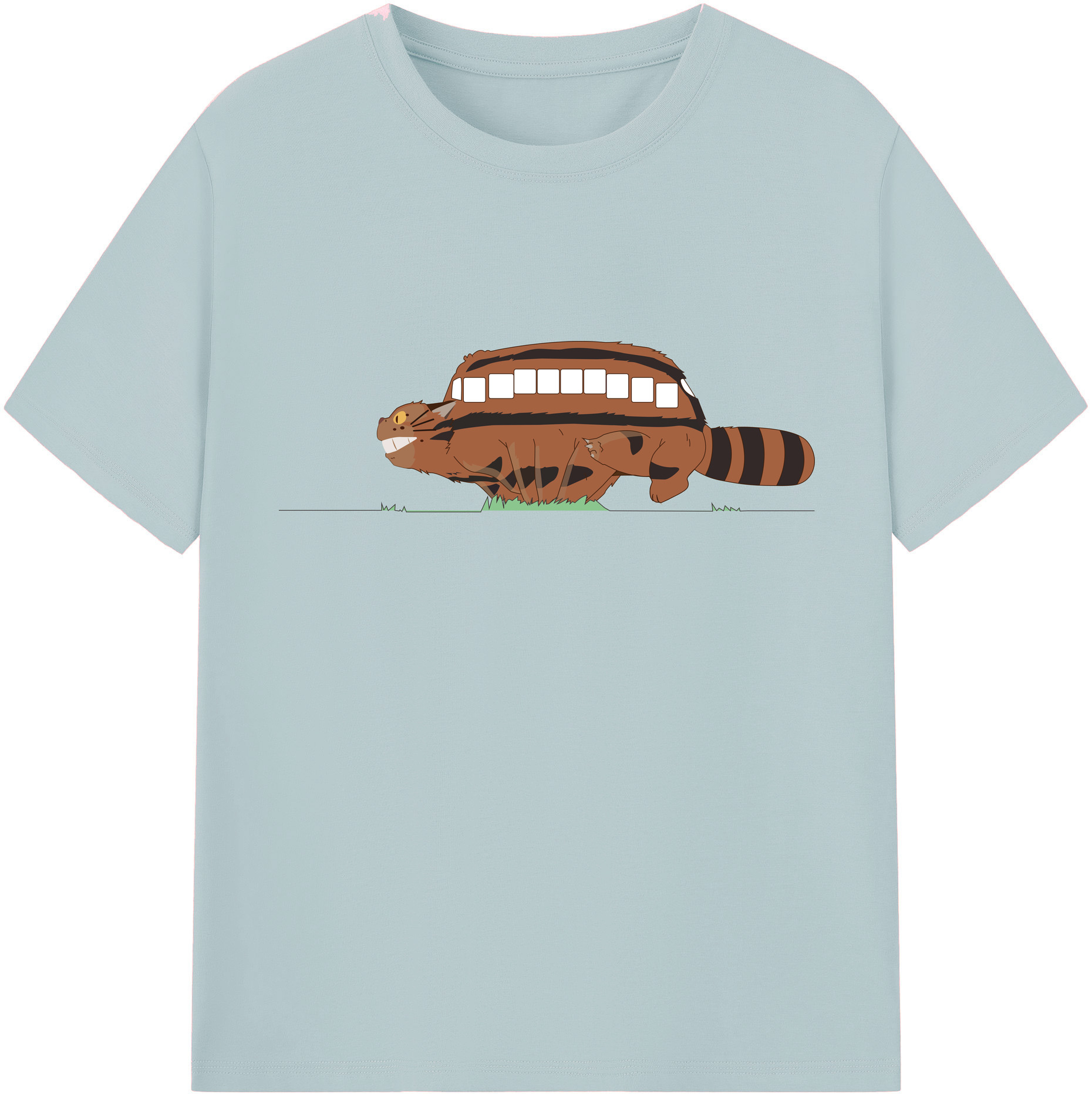 （画像用） となりのトトロ 草壁メイ 草壁サツキ My Neighbor Totoro Satsuki Kusakabe Mei Kusakabe 綿100％半袖Tシャツ（フロントプリント）